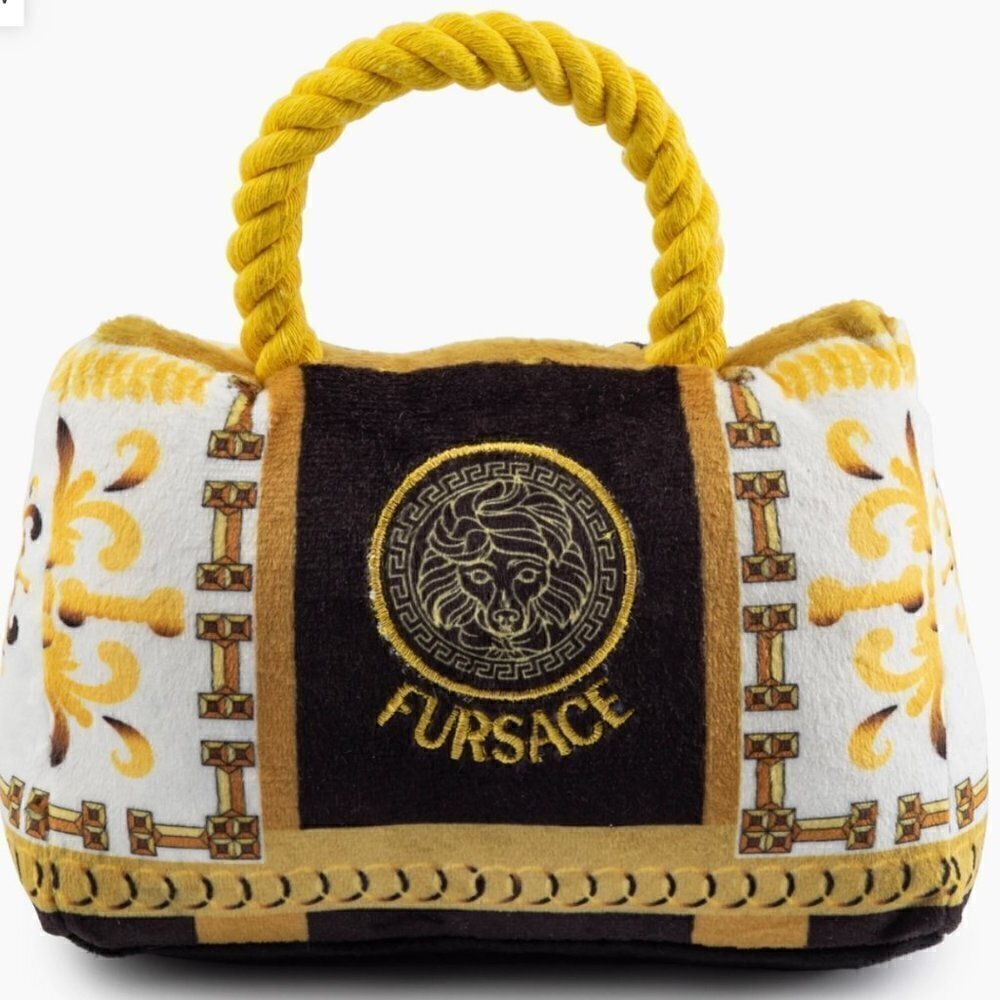 1 LEFT!! FURSACE HAND BAG DOG TOY